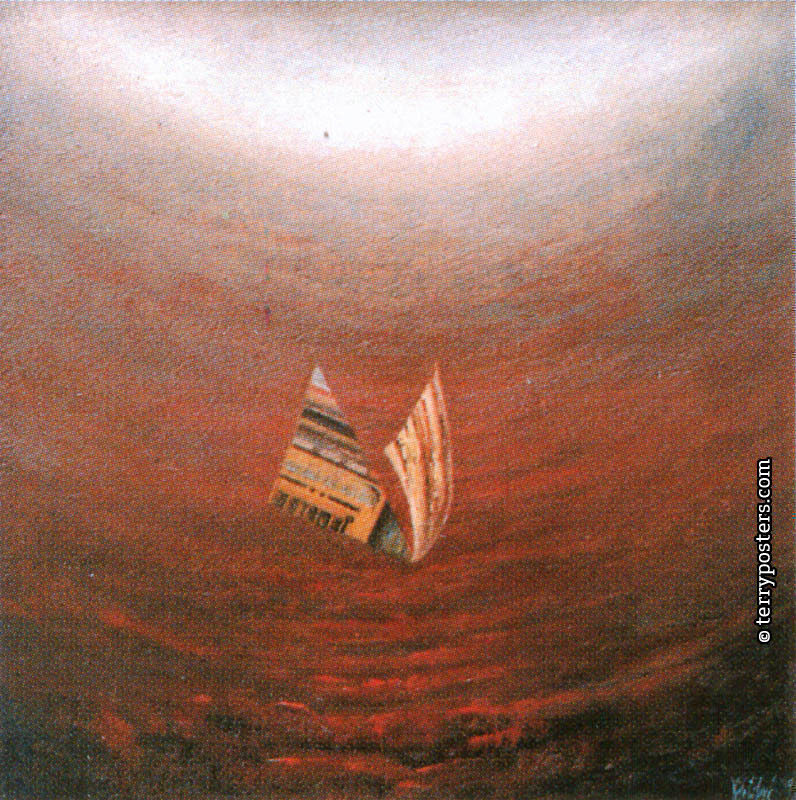 Dancing Air: oil paint on hardboard: 26 x 26 cm; 1999