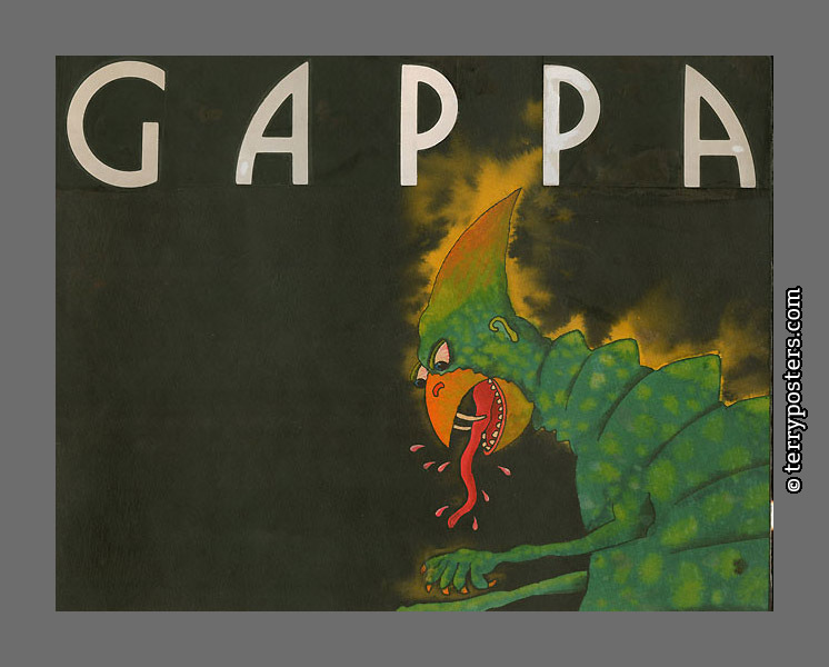 Gappa: Base for realized design (cut) - front page, 1973