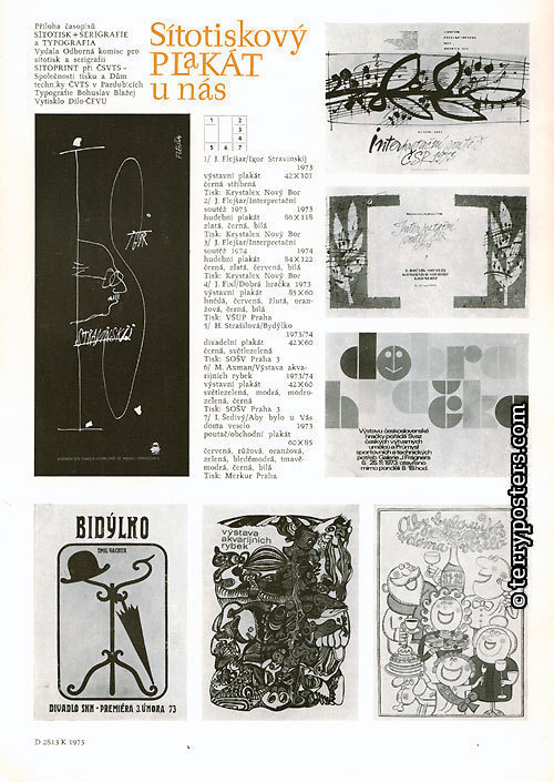 Sítotisk + serigrafie: SITOPRINT při ČSVTS, číslo 30; 1975