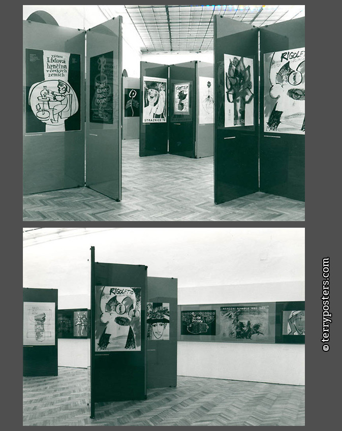 Poster Exhibition - The Moravian Gallery in Brno; 1989