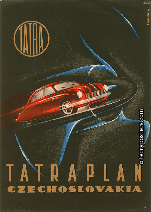 Plakát pro TATRA n.p.; Studio BaR; 1947