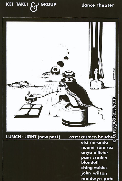 Kei Takei Group: Theatre poster; New York; 1971