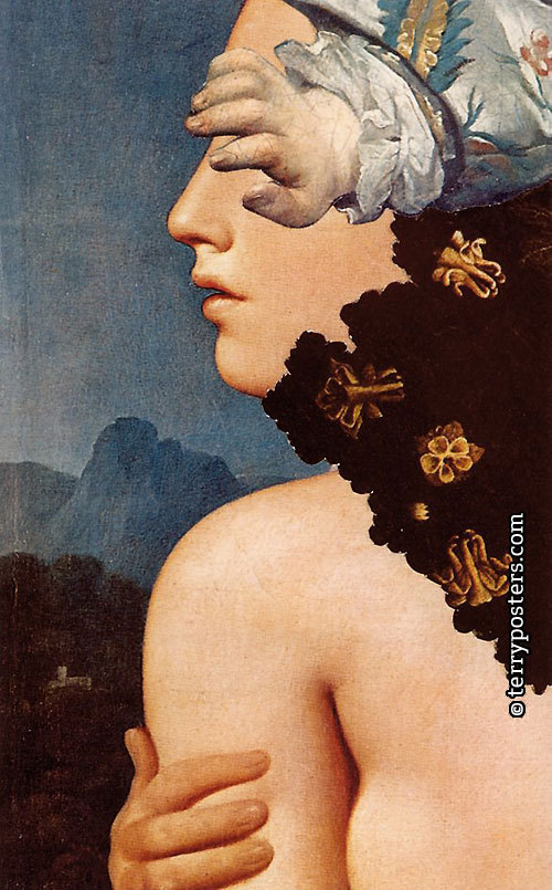 Madame Lacleur: photomontage - 30 x 18,5 cm; 1981