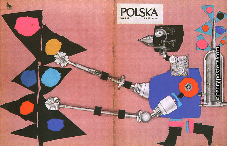 Polska 1962/4 "Robot-Ogrodniczek": magazine cover; 1962
