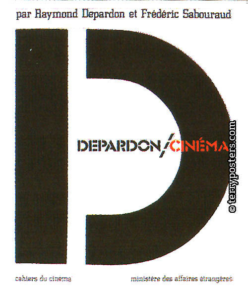 Depardon / Cinéma. Les Cahiers du Cinéma: cover layout; 1992