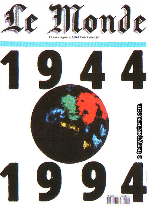 Le Monde 1944 -1994: anniversary cover; 1994
