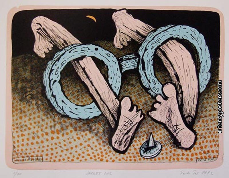 As If Nothing: litography 33 x 44 cm; 1985