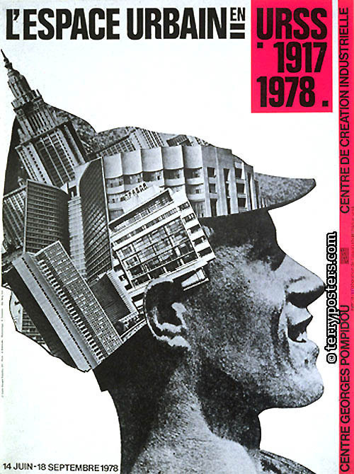 L ´Espace urbain en URSS 1917-1918: Poster; 1978