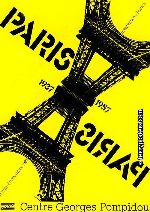 Paris - Paris 1937 - 1957: Poster; 1981
