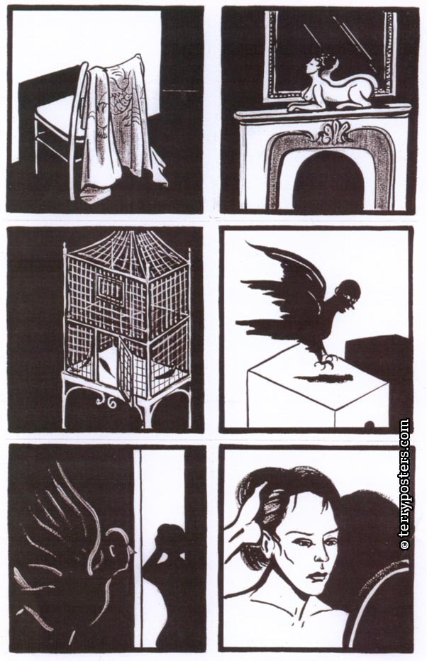 The Secret; illustration from comics; 2002