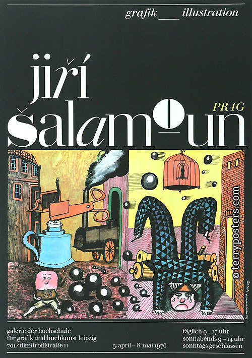 Jiri Salamoun: grafik illustration (Galerie der hochschule fur grafik und buchkunst leipzig)