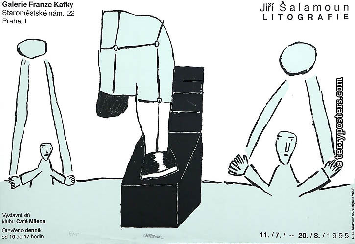 Jiri Salamoun: Litography (Franz Kafka Gallery, Prague)