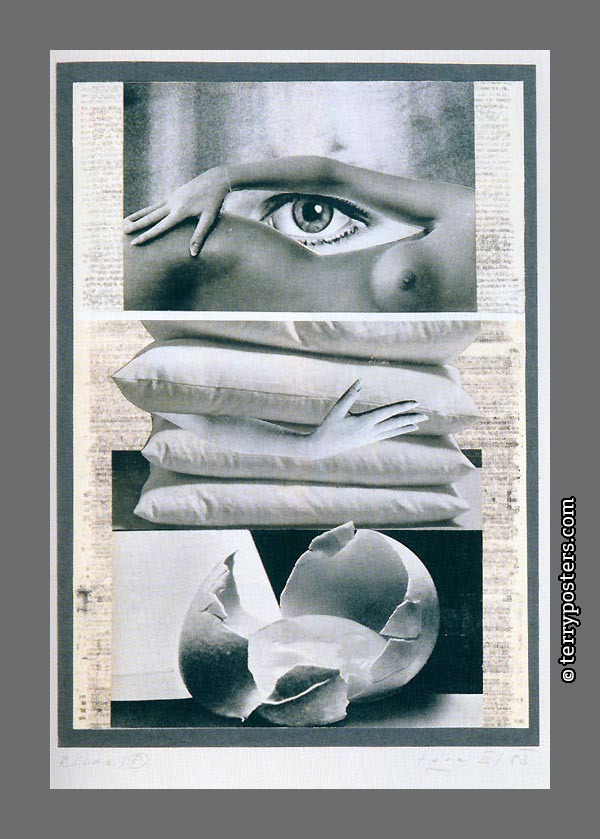 Relax: koláž, papír, 60 x 42 cm; 1983