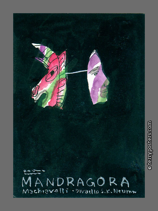 Mandragora 8; 9 x 6 cm; 1992