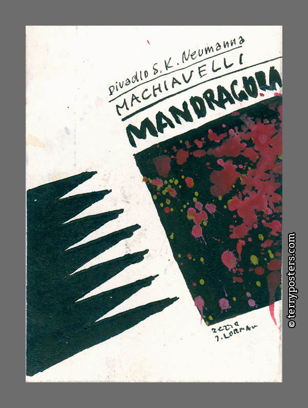 Mandragora 9; 9 x 6 cm; 1992