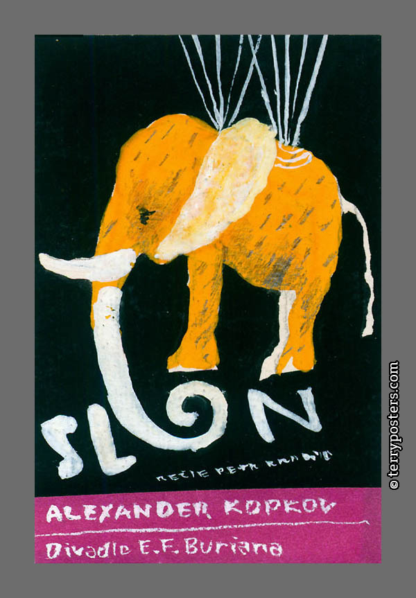 Elephant 5; 9 x 6 cm; 1989