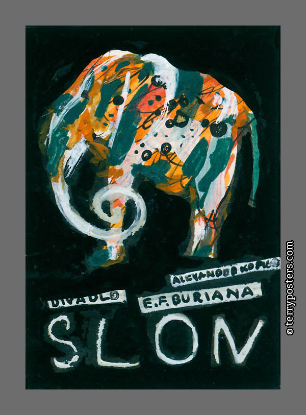 Elephant 12; 9 x 6 cm; 1989