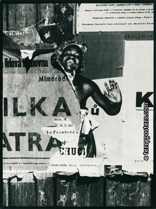 Black girl Ilka: black and white photo; 1963